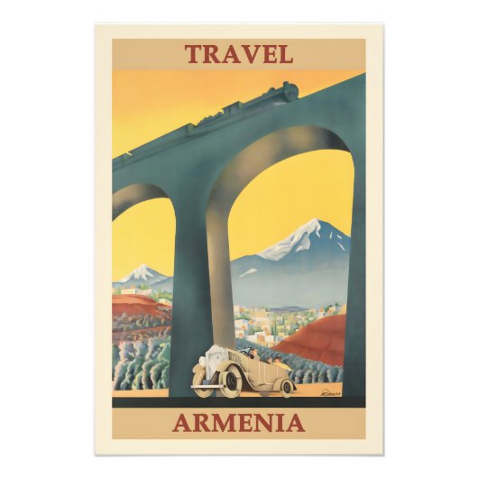 Armenië vintage poster (Voorkant)