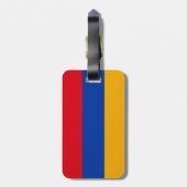 Armenië Vlag Bagagelabel (Achterkant verticaal)