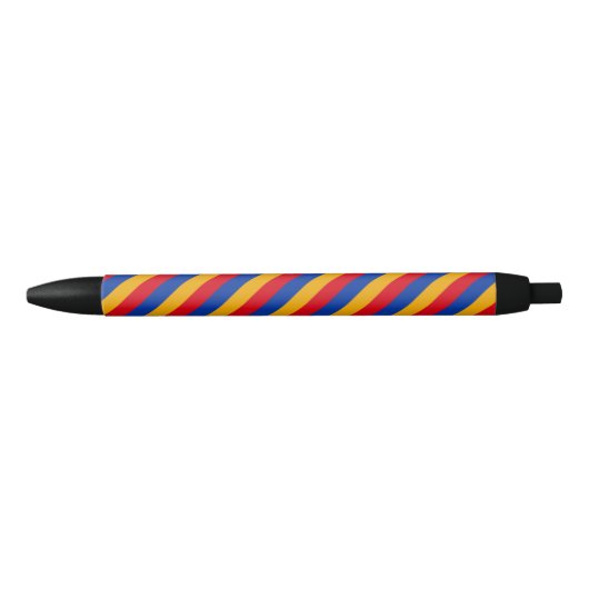 Armenië Vlag Balpen Blauwe Inkt Pen (Voorkant)