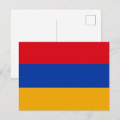 Armenië Vlag Briefkaart (Voorkant / Achterkant)