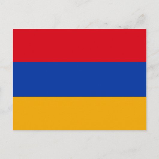 Armenië Vlag Briefkaart (Voorkant)