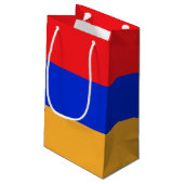 Armenië vlag klein cadeauzakje (Achterkant Gekanteld)