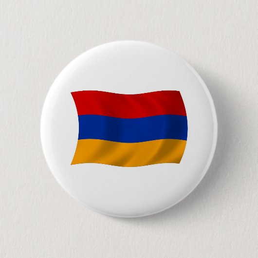 Armenië Vlag Knop Ronde Button 5,7 Cm (Voorkant)