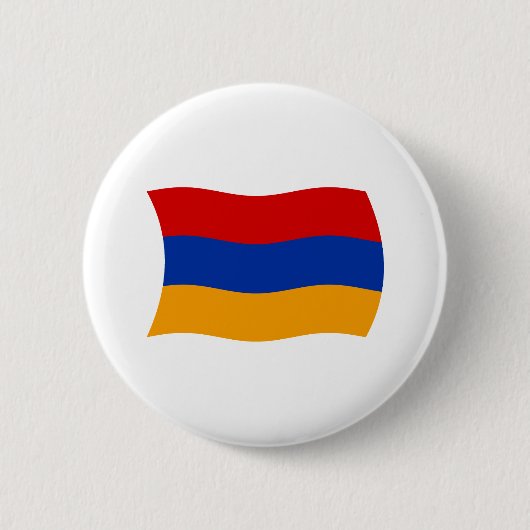 Armenië Vlag Knop Ronde Button 5,7 Cm (Voorkant)