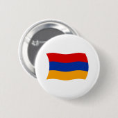 Armenië Vlag Knop Ronde Button 5,7 Cm (Voorkant /achterkant)