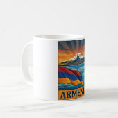 Armenië Vlag Koffiemok (Voorkant links)