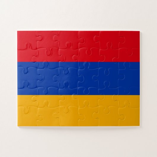 Armenië Vlag Legpuzzel (Horizontaal)