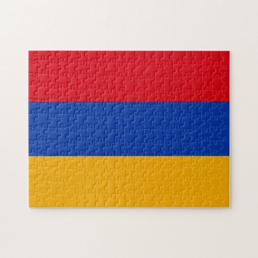 Armenië Vlag Legpuzzel (Horizontaal)