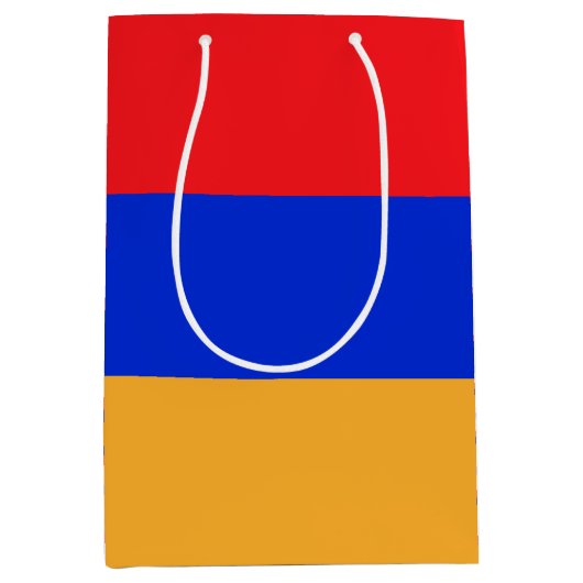 Armenië vlag medium cadeauzakje (Voorkant)