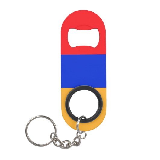 Armenië vlag mini flessenopener (Voorkant)