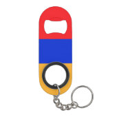 Armenië vlag mini flessenopener (Achterkant)