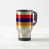 Armenië: Vlag op de Armeense mok koffie (Voorkant rechts)