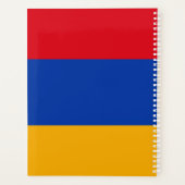 Armenië Vlag Planner (Achterkant)