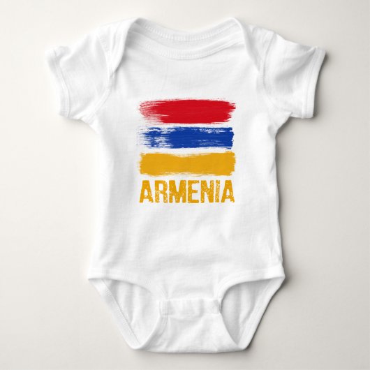Armenië Vlag shirten Romper (Voorkant)
