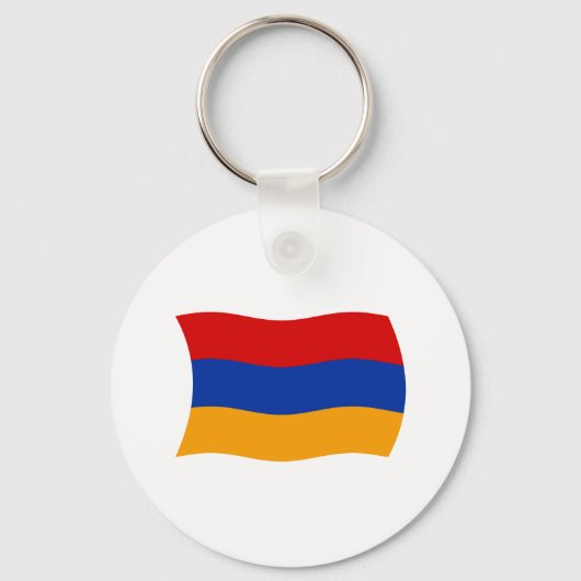 Armenië Vlag Sleutelhanger (Voorkant)