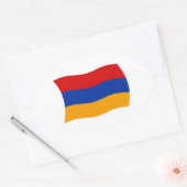 Armenië Vlag Sticker (Envelop)
