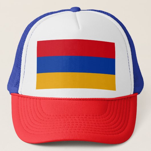 Armenië Vlag Trucker Pet (Voorkant)