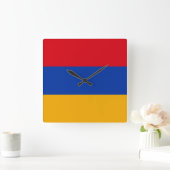 Armenië Vlag Vierkante Klok (Huis)