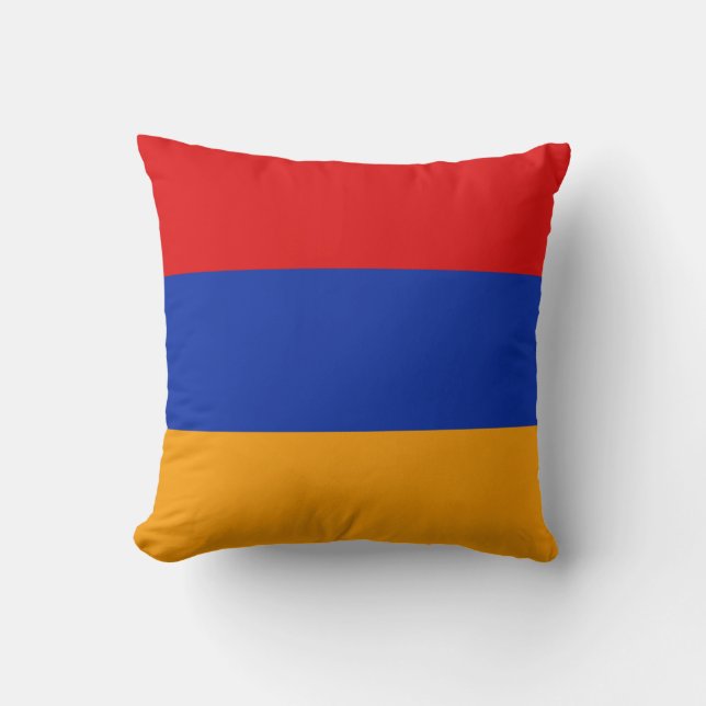 Armenië - vlag x vlagpijp kussen (Voorkant)