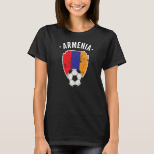 Armenië Voetbal Armenië Vlag Football Armenian Pri T-shirt