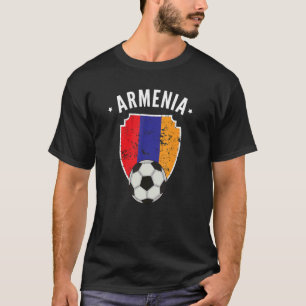 Armenië Voetbal Armenië Vlag Football Armenian Pri T-shirt