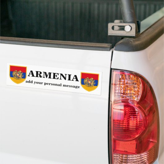 Armenië Wapen Bumpersticker (Op Truck)