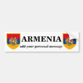 Armenië Wapen Bumpersticker (Voorkant)