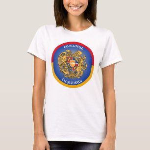 Armenië Wapen Cirkelvorm T-shirt