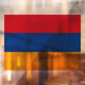 Armenië Window Sign, Cling, Armeense vlag Raamsticker (Vel 2)