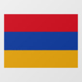 Armenië Window Sign, Cling, Armeense vlag Raamsticker (Vel)