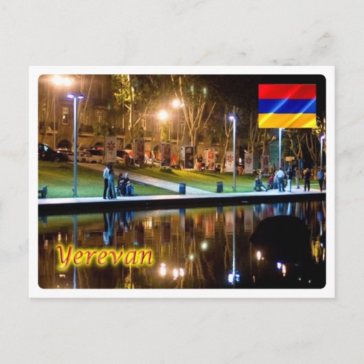 Armenië - Yerevan - Nightlife - Briefkaart (Voorkant)