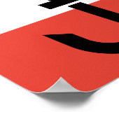 Armia Krajowa Flag Poster (Hoek)