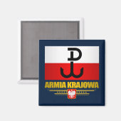 Armia Krajowa Magneet (Voorkant / Achterkant)