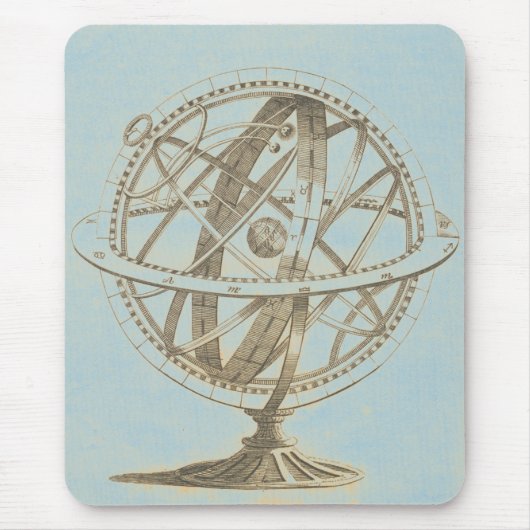 Armillary Sfeer Originele Schets Muis Pad Muismat (Voorkant)