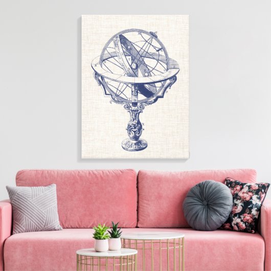 Armillary Sphere Canvas Afdruk (Insitu (Woonkamer))