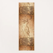 armillary Sphere Constellation Map Design Yogamat (Voorkant)