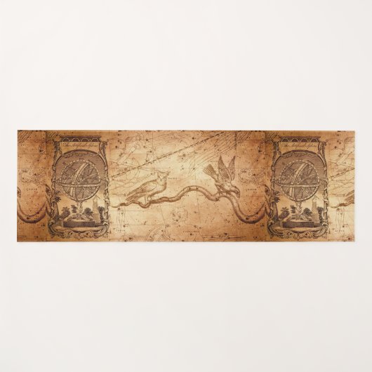 armillary Sphere Constellation Map Design Yogamat (Voorkant (horizontaal))