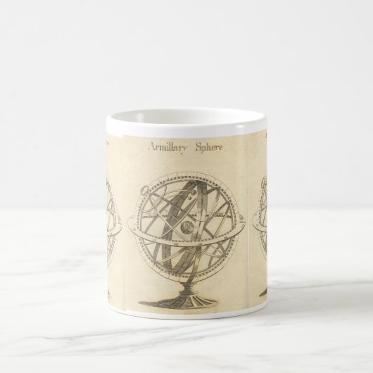 Armillary Sphere Originele Schets Koffiemok (Center)