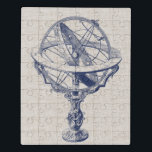 Armillary Sphere Puzzel<br><div class="desc">Armillary Sphere on Linen II door Vision Studio. Armillaire bol met een linnen achtergrond.</div>
