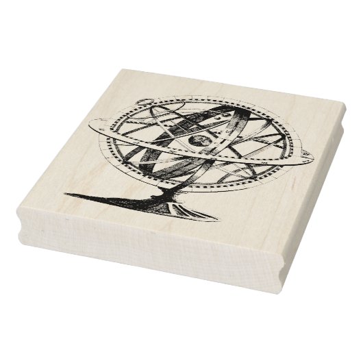 Armillary Sphere Rubber Art Stamp Rubberstempel (Stempel)