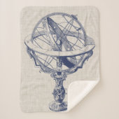 Armillary Sphere Sherpa Deken (Voorkant)