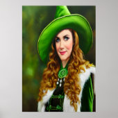 Arming St. Patrick's Day Women | AI Art Poster (Voorkant)