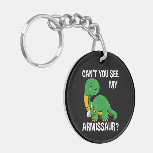 Armissaur Broken Botten Arm Injury Sleutelhanger (Voorkant Links)