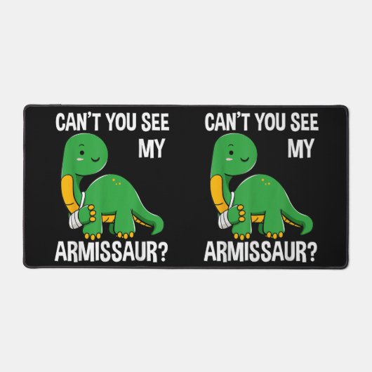Armissaur Gebroken Botten Arm Blessure Dinosaurus Bureaumat (Voorkant)