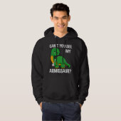 Armissaur Gebroken Botten Arm Blessure Dinosaurus  Hoodie (Voorkant volledig)