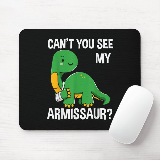Armissaur Gebroken Botten Arm Blessure Dinosaurus Muismat (Met muis)