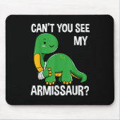 Armissaur Gebroken Botten Arm Blessure Dinosaurus Muismat (Voorkant)