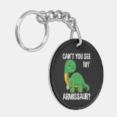 Armissaur Gebroken Botten Arm Blessure Dinosaurus Sleutelhanger (Voorkant Links)