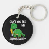 Armissaur Gebroken Botten Arm Blessure Dinosaurus Sleutelhanger (Achterkant)