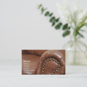 armleuningen en spijkers voor een lederstoel visitekaartje (Staand voorkant)